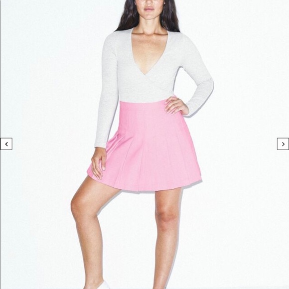 SOLDAmerican Apparel Women's Gabardine Tennis Skirt - Picture 3 of 7